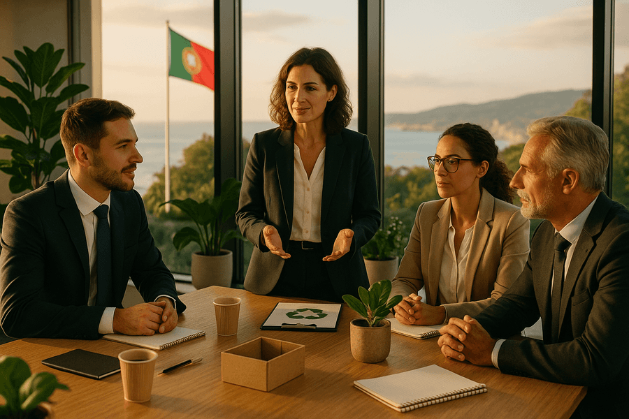 Aprende a iniciar un negocio sostenible en Portugal adaptado al mercado y tendencias actuales, minimizando la huella ambiental y optimizando recursos.