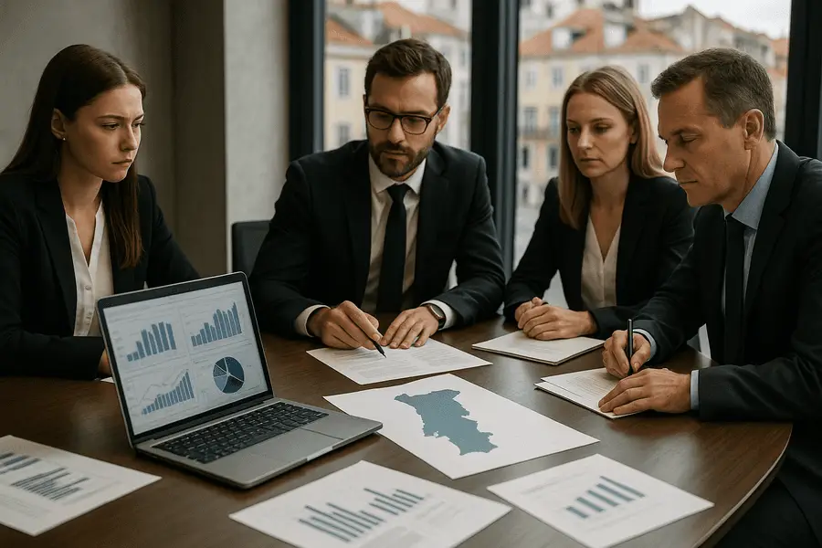 Descubre cómo triunfar en Portugal: comprende la economía, define tu proyecto, analiza la competencia y planifica estrategias financieras y de marketing digital.