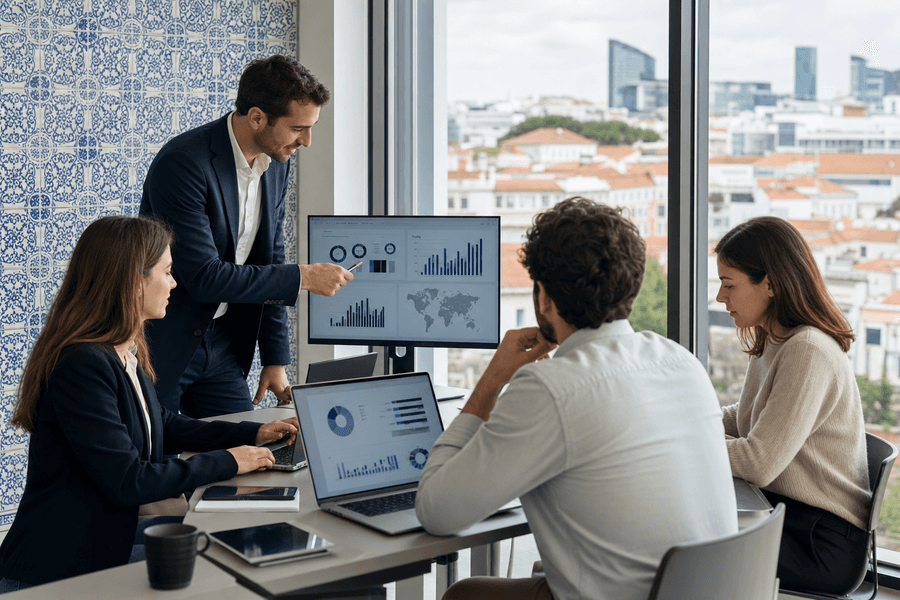 Portugal lidera la revolución digital, mejorando la eficiencia y rentabilidad empresarial con tecnologías avanzadas y soluciones en la nube.