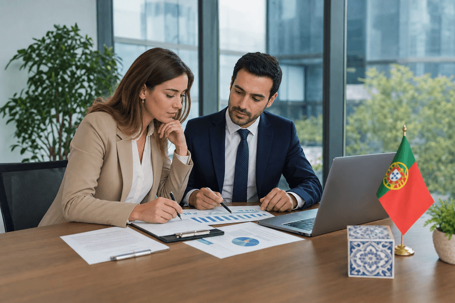 Elige la forma jurídica adecuada para tu negocio en Portugal, considerando tus objetivos y riesgos, desde empresa individual hasta sociedad anónima.
