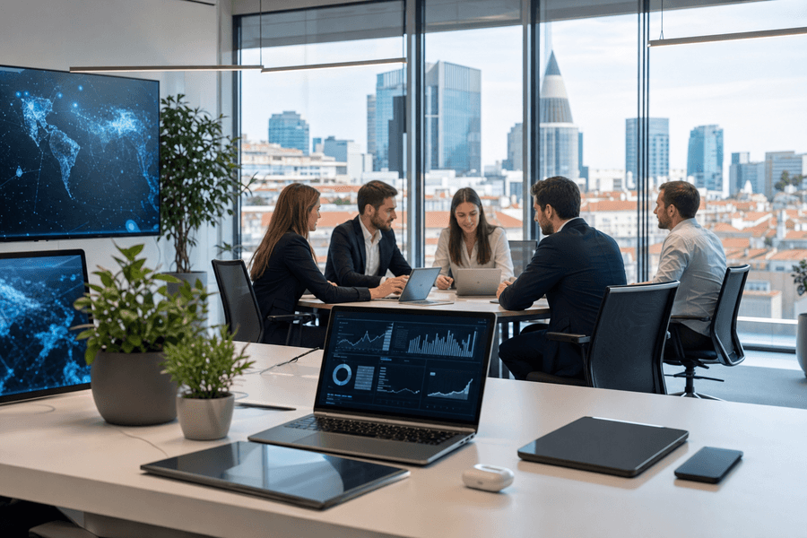 El sector empresarial portugués integra la inteligencia artificial, el comercio electrónico y la diversidad, impulsando innovación y sostenibilidad.